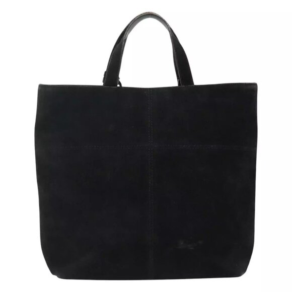 GUCCI Hand Bag Suede Black 002 2113 0475 Auth - Picture 8 of 16